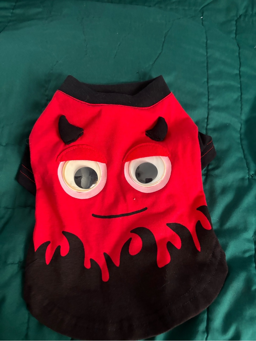 Red & Black Dog Monster Costume Shirt
